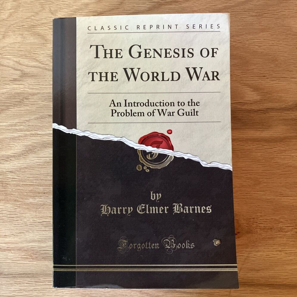 The Genesis of the World War: An I... by Harry Elmer Barnes Paperback / softback